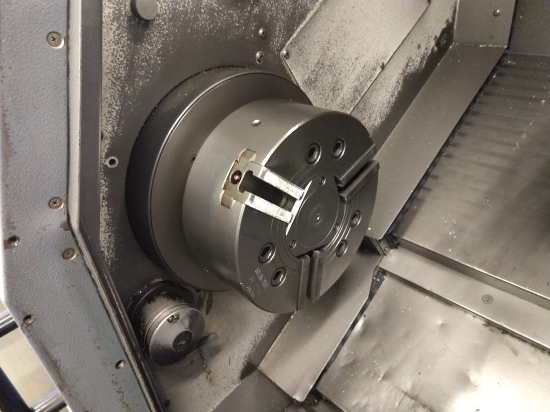Mori Seiki SL253 CNC Lathe, 2001 - Tailstock, Chip Conveyor - Image 5