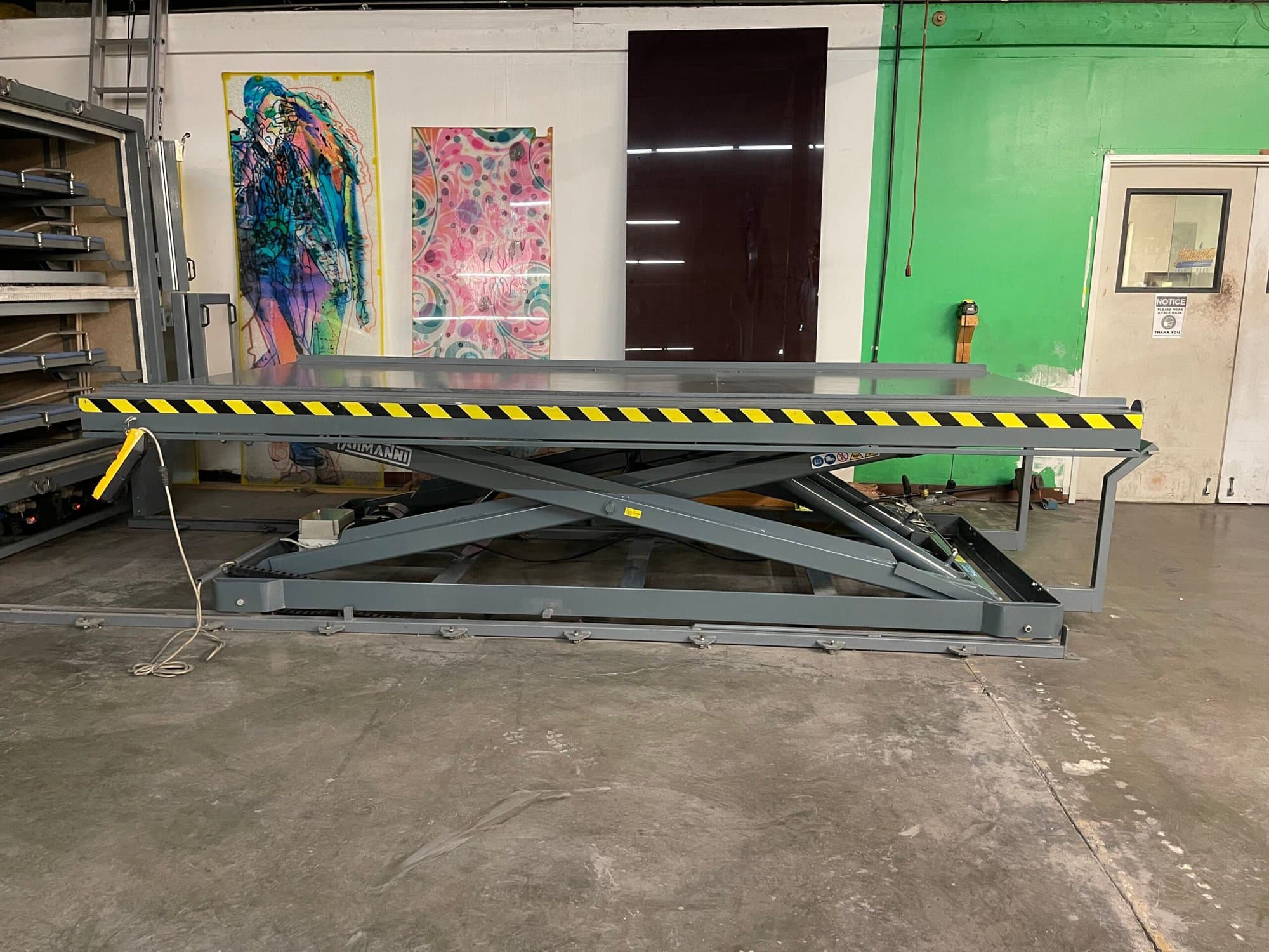 R.C.N. Glass Lamination Oven, Assembly Table, and Hydraulic Lift, 2011- **Very Low Hours** Make an Offer - Image 3