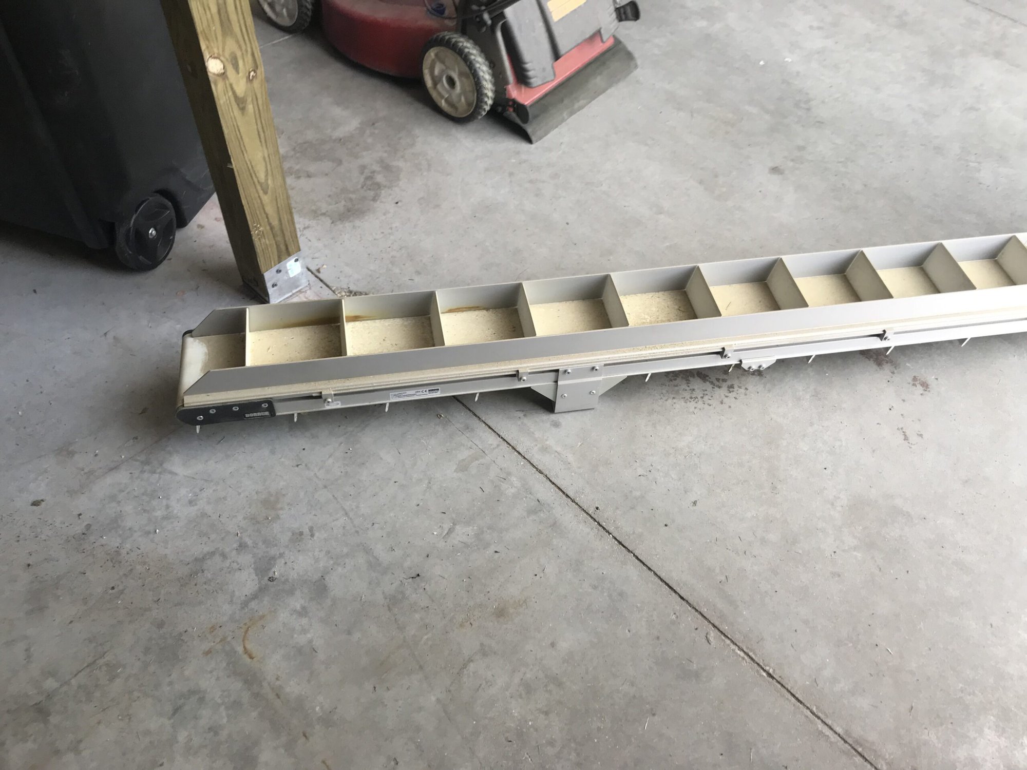 10'L x 6"W Dorner 2200 Series End Drive Cleated Conveyor - Image 3