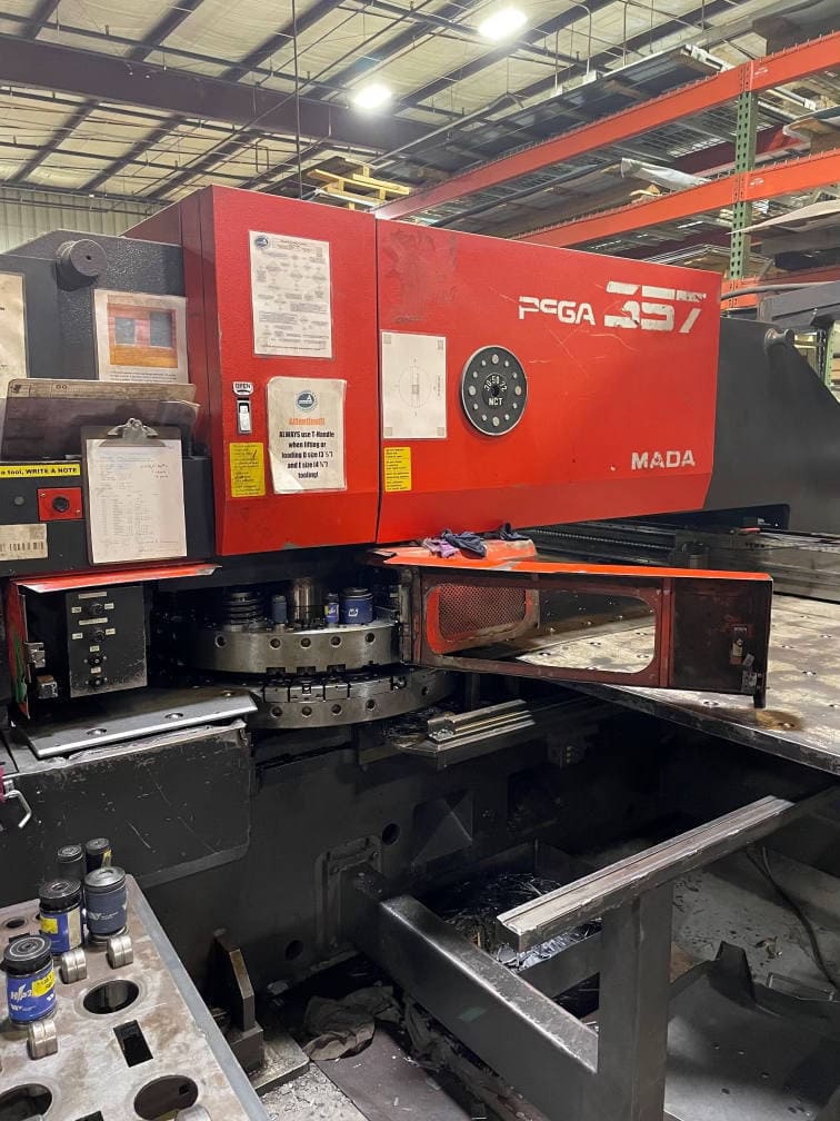 33 Ton Amada Pega 357 CNC Turret Punch, 1996 - Image 2