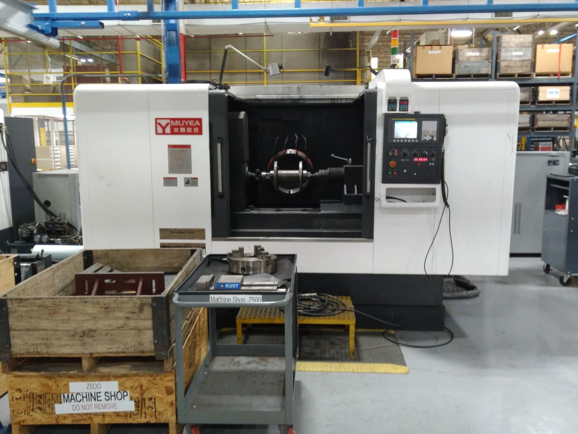 Muyea QM580 Ball Grinding Machine, 2015 - Fanuc Control, Low Hours