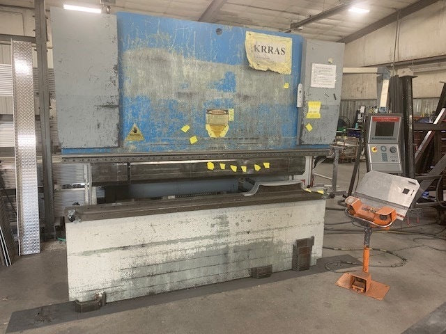 88 Ton x 8' Krras Newton 80-2550 CNC Press Brake, 2008 - CNC Backgauge (X,R,Z1/Z2), Tooling Included