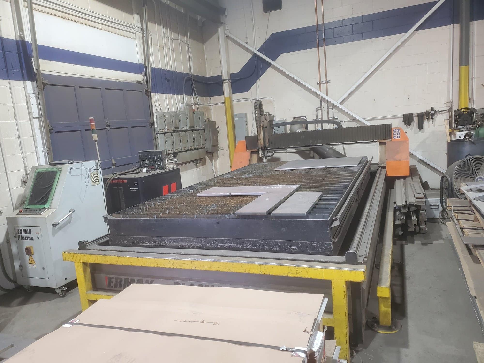 6' x 12' Ermak EPL 260 CNC Plasma, 2012- Equipped with Hypertherm High Definition HPR 260