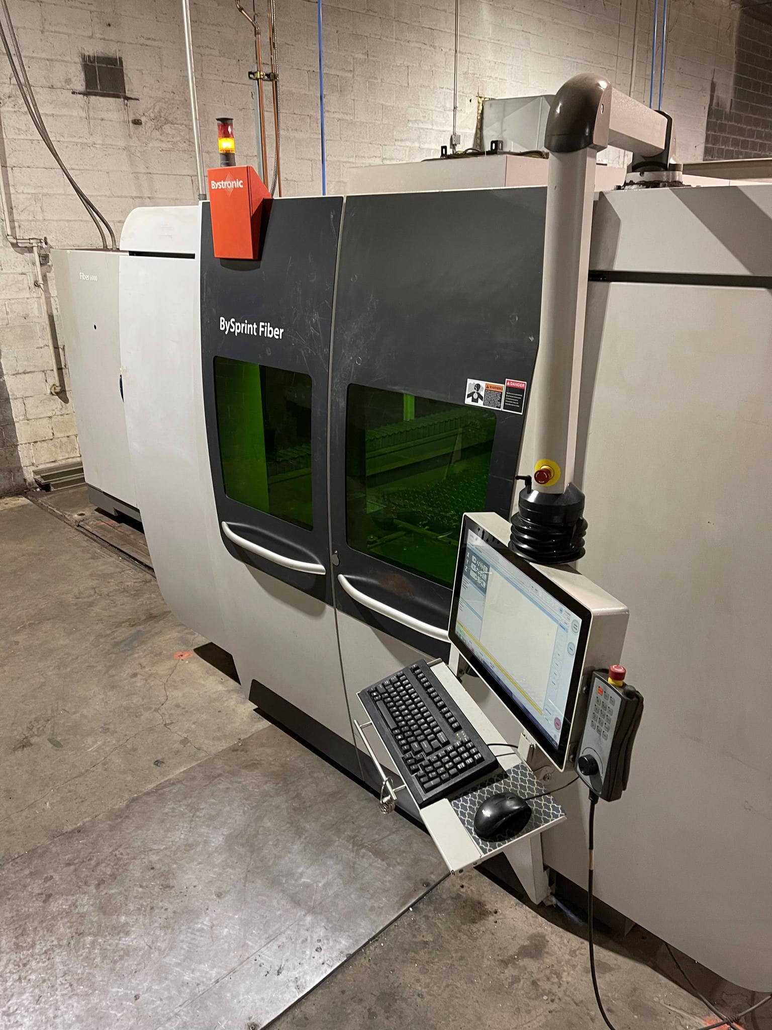 6000 Watt Bystronic Bysprint 3015 Fiber Laser, 2019 - W/Load/Unload System. Low hours