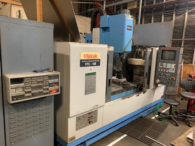 Mazak VTC-16B, 1995 - Mazatrol M-Plus Control