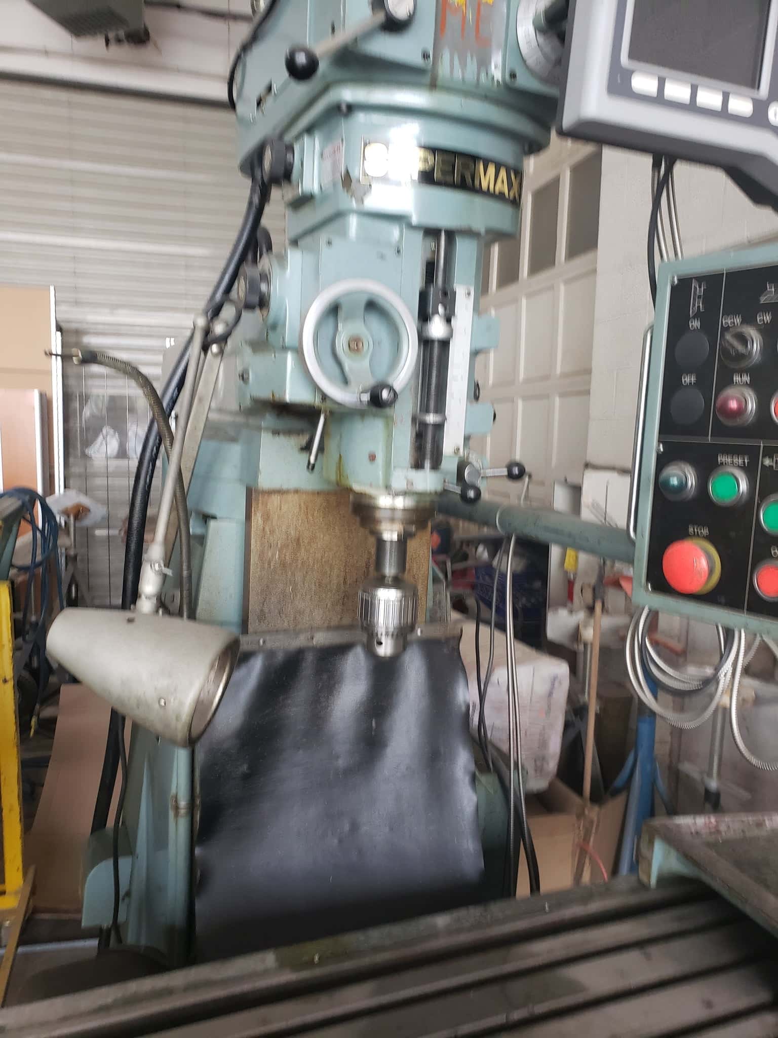 Supermax YCM 2VAS Knee Mill, 1986 - ACU-RITE DRO, 11" x 51" Table