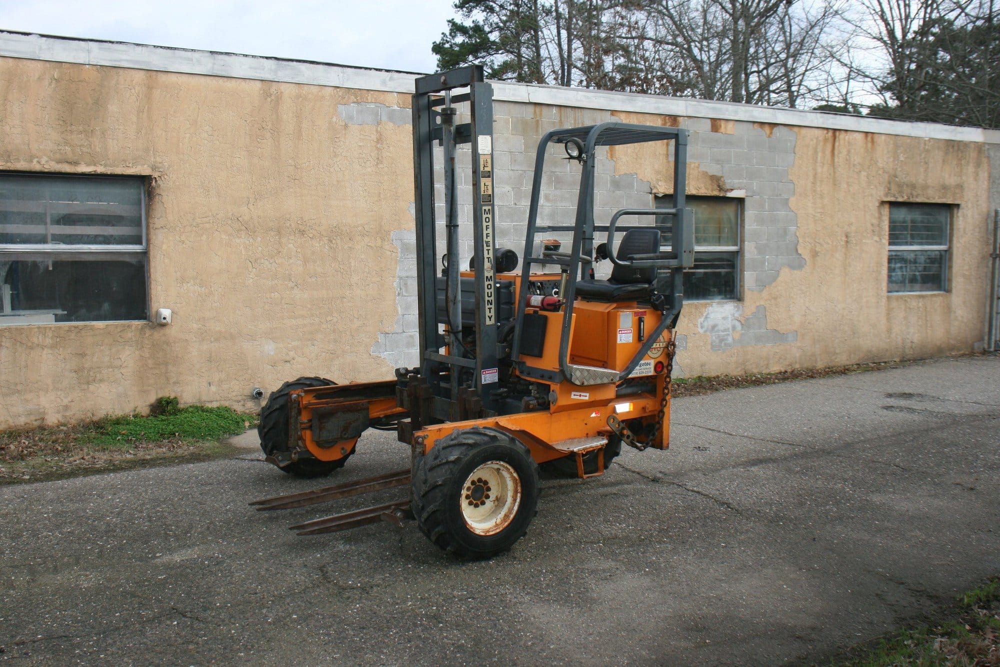 5,000 LB Capacity Moffett M5000 Diesel Forklift, 1999 - 1650 Hours