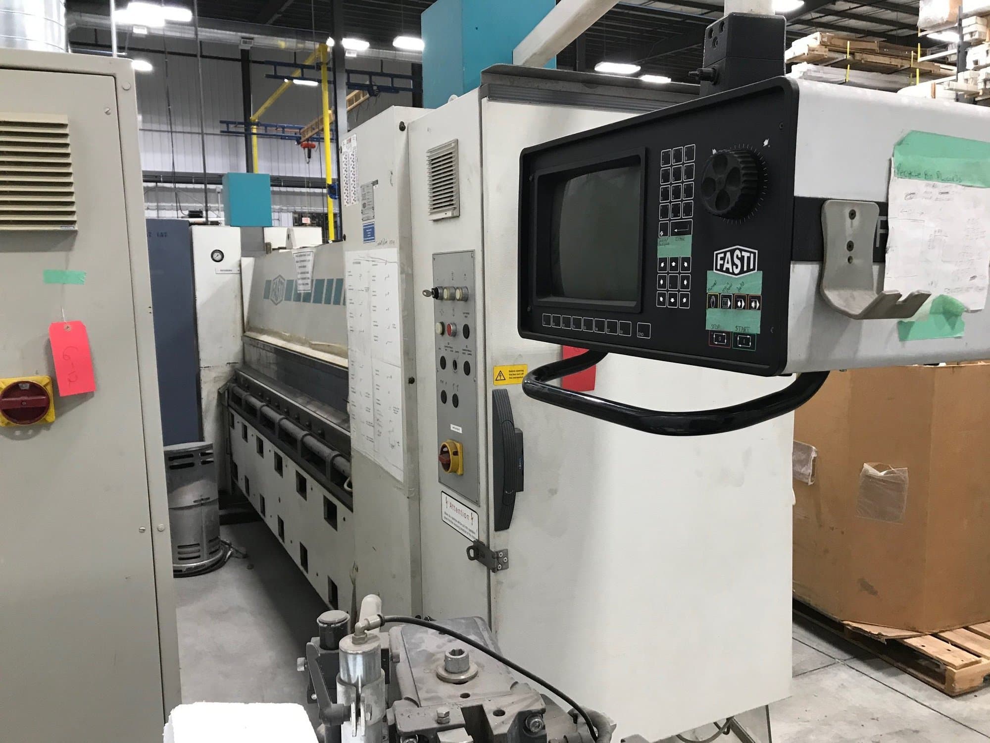 10 Gauge x 10' Fasti 726-32-4 Folding Machine, 1999- Delem CNC Control