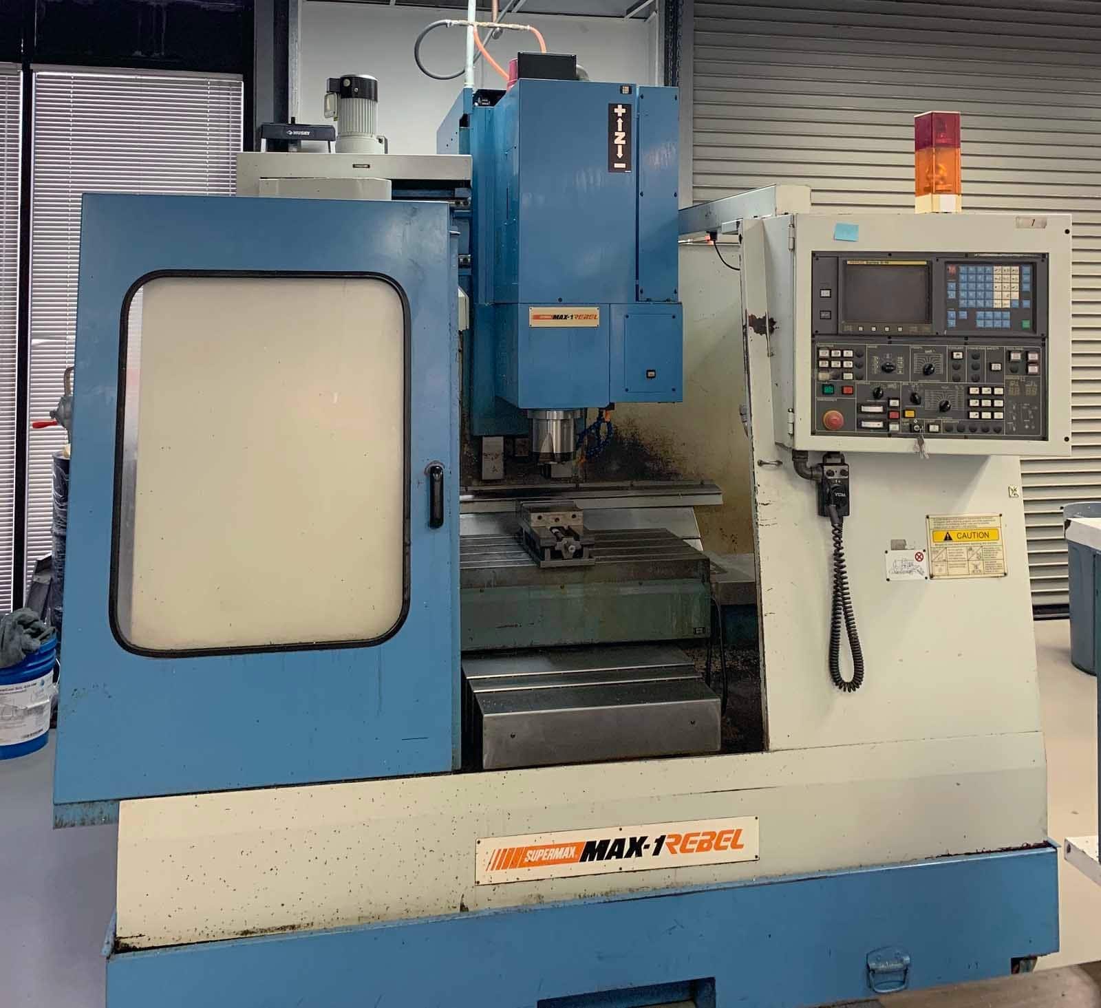 Supermax Max-1 Rebel Vertical Machining Center- Fanuc O-M CNC