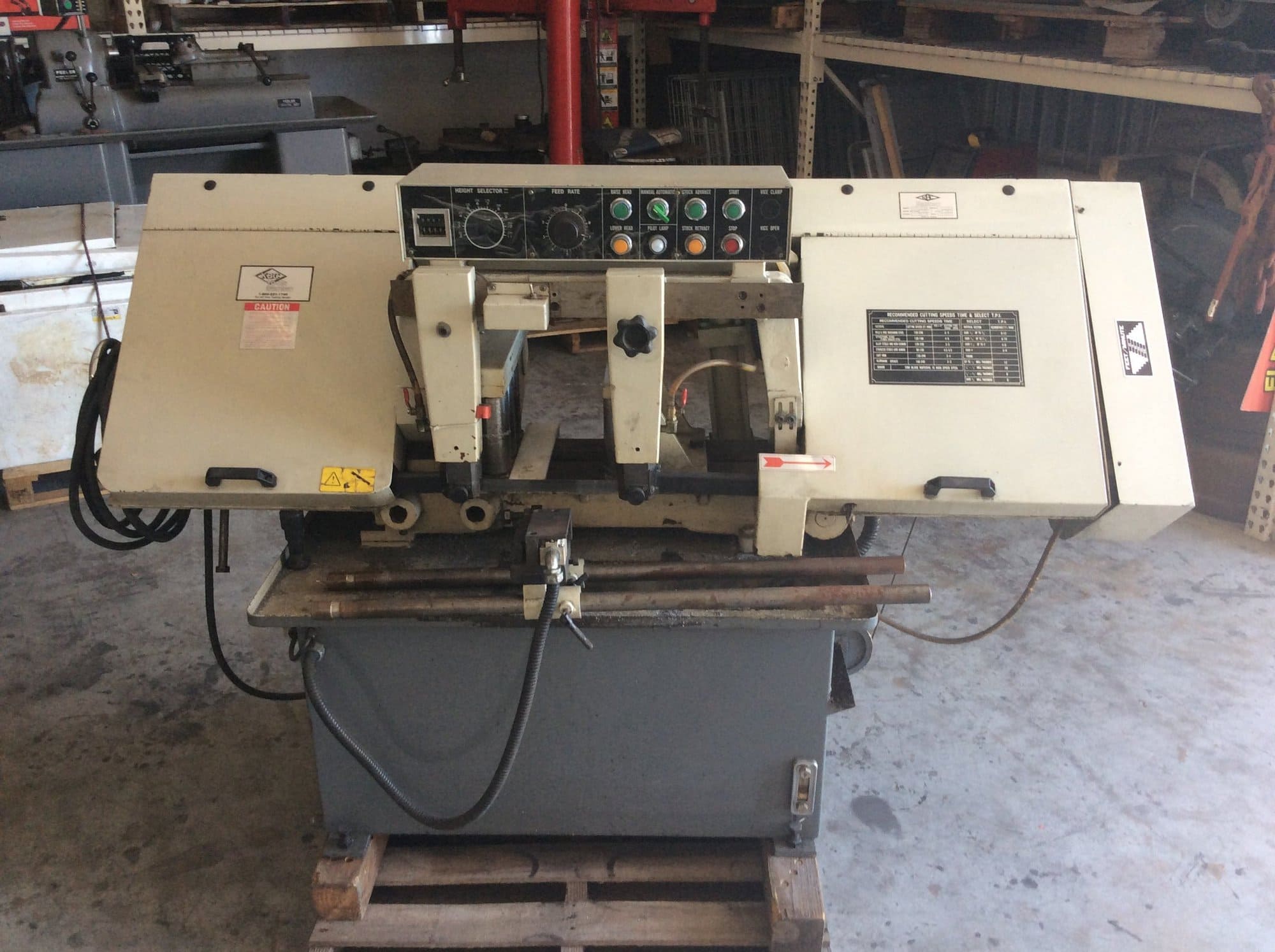 5" x 13" KBC Tools BS-12A Automatic Horizontal Band saw, 2006