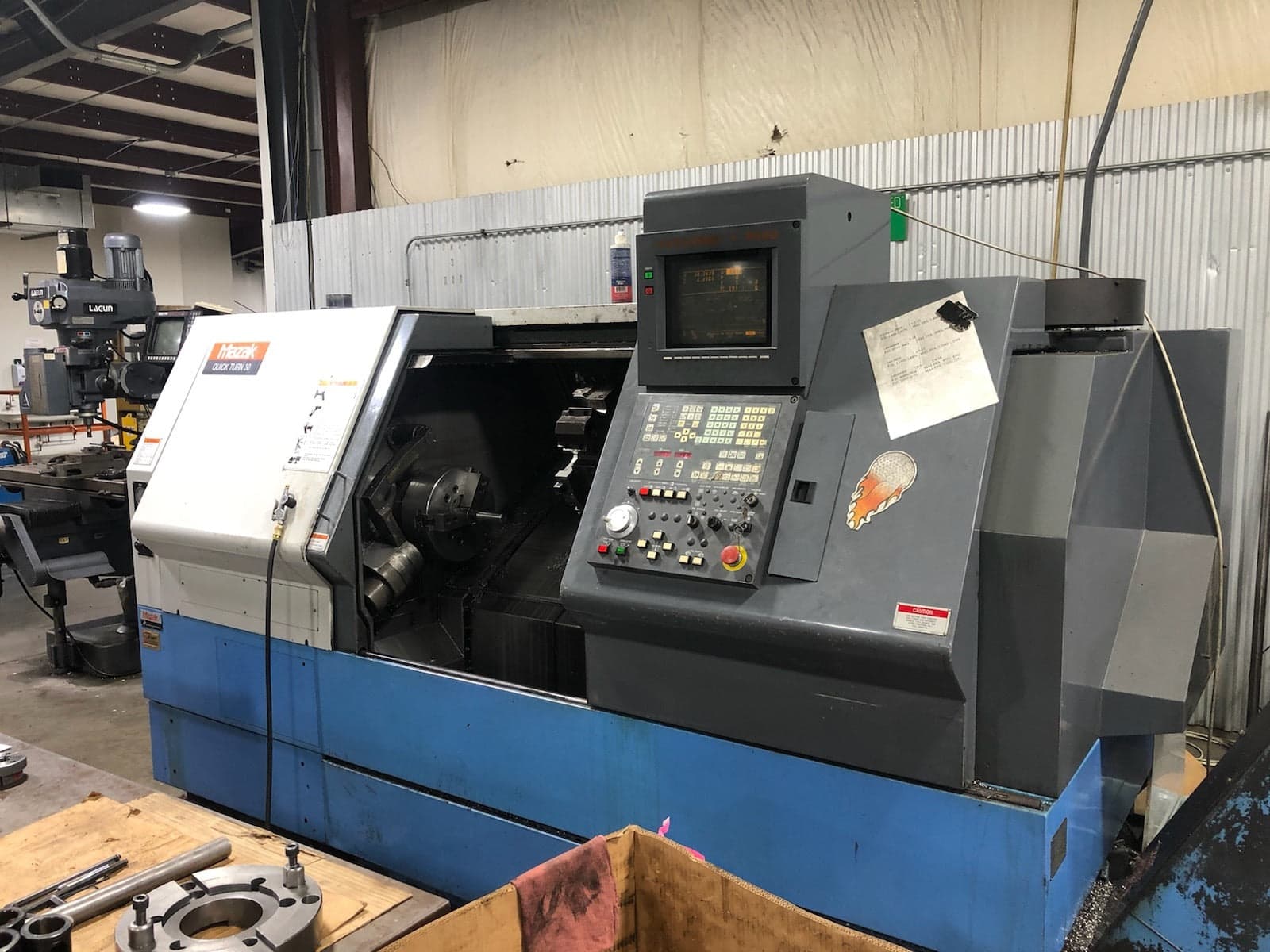 Mazak Quick Turn 30 CNC Lathe, 1998 - 3" Thru Hole, 12" Chuck, T Plus
