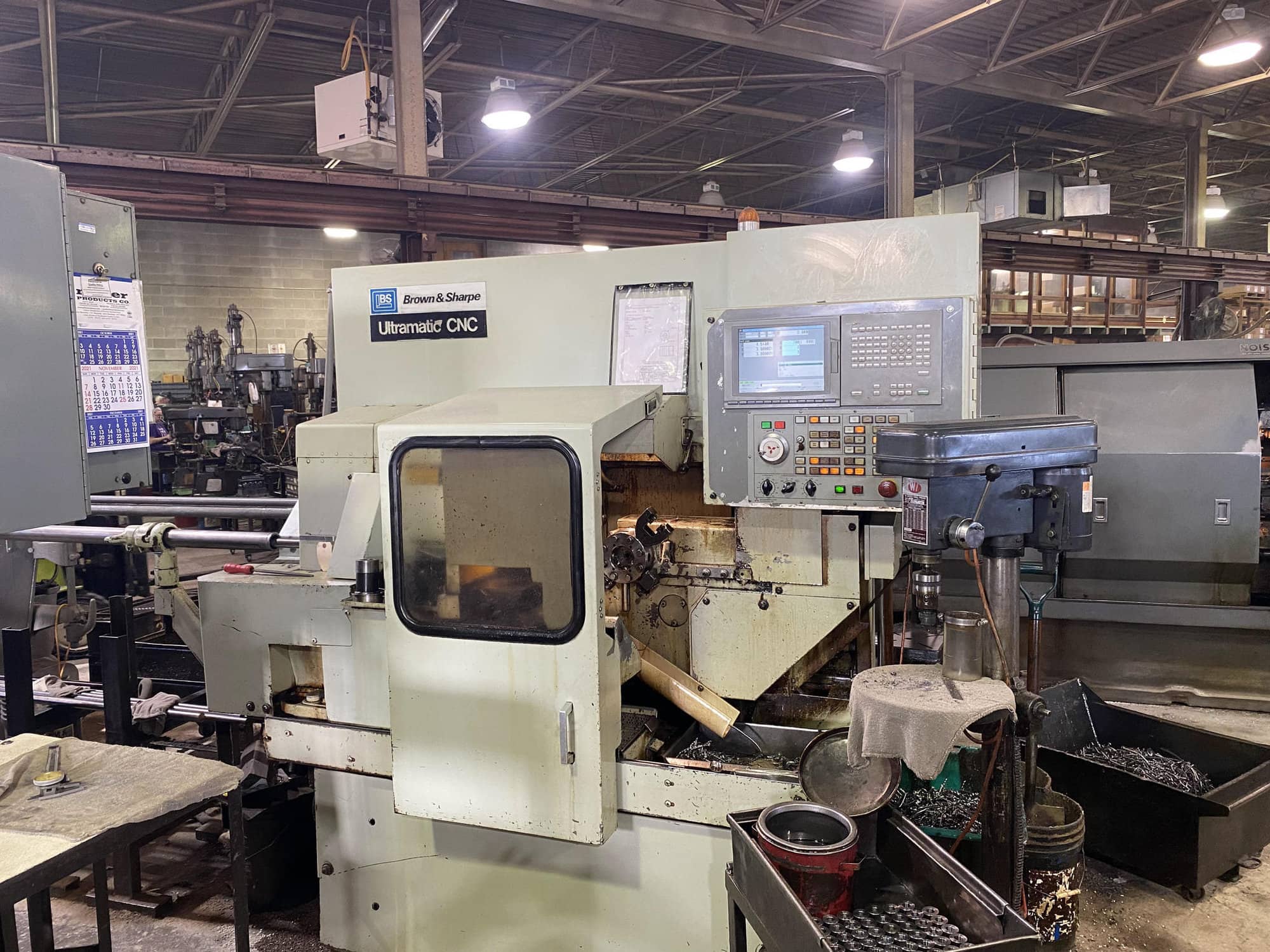 Brown & Sharpe Ultramatic CNC Screw Machine, 1984