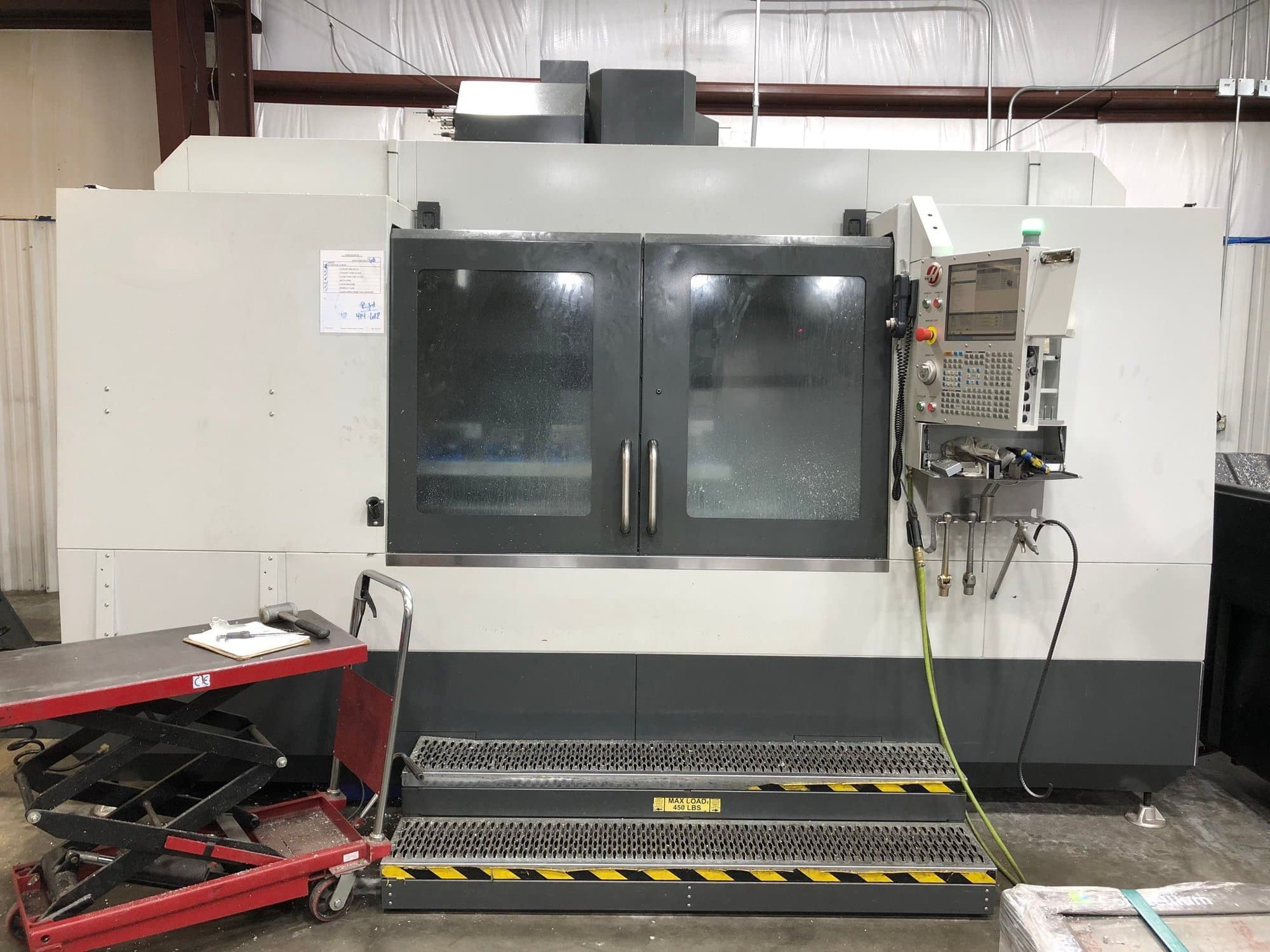 Haas VF-6SS 5 Axis VMC, 2018- TR-210 Trunnion, TSC, WIPS, Video, Under Power