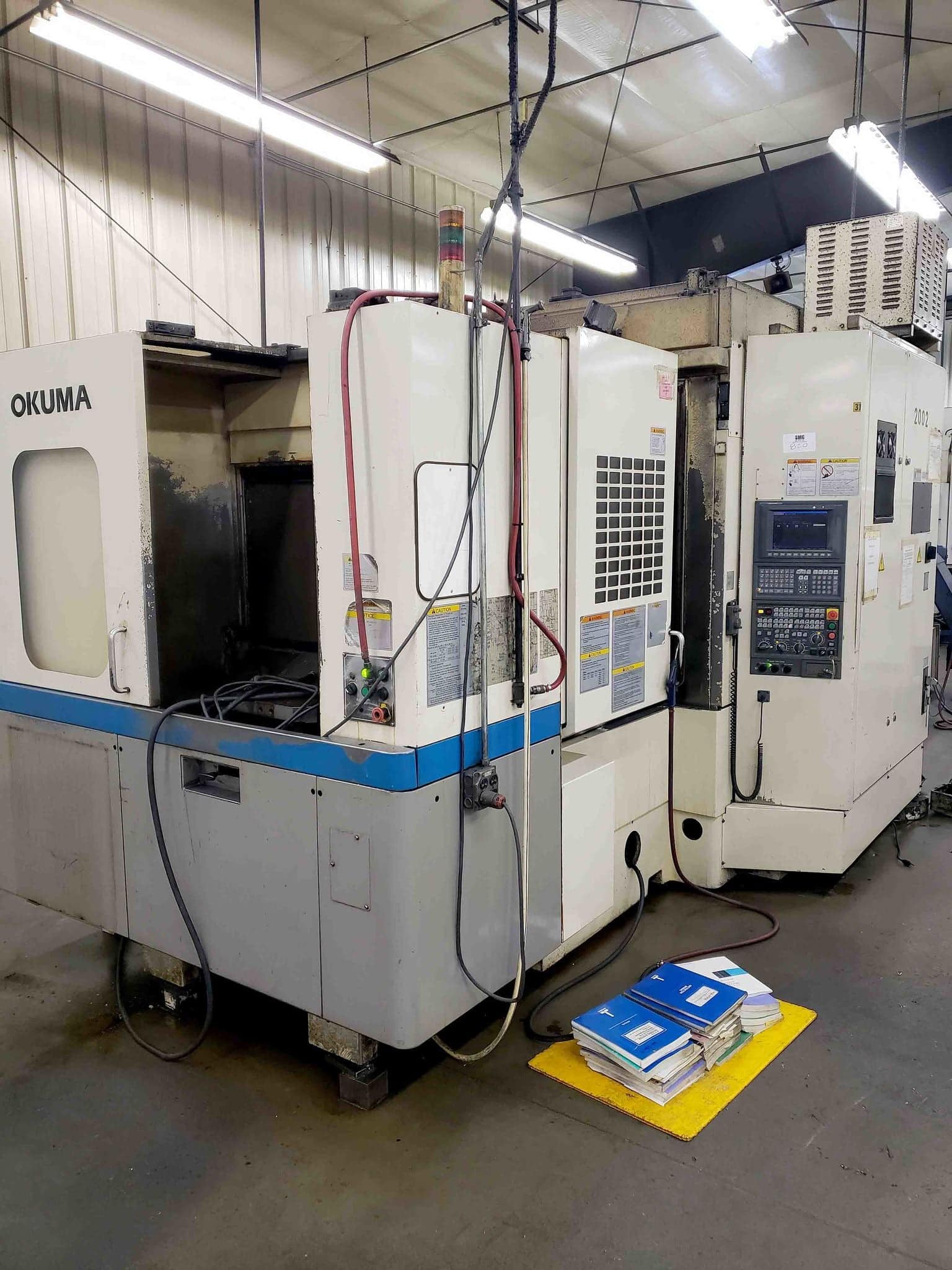 Okuma MA-40HA 400mm Horizontal Machining Center, 2000 - 60 ATC, Renishaw Probing