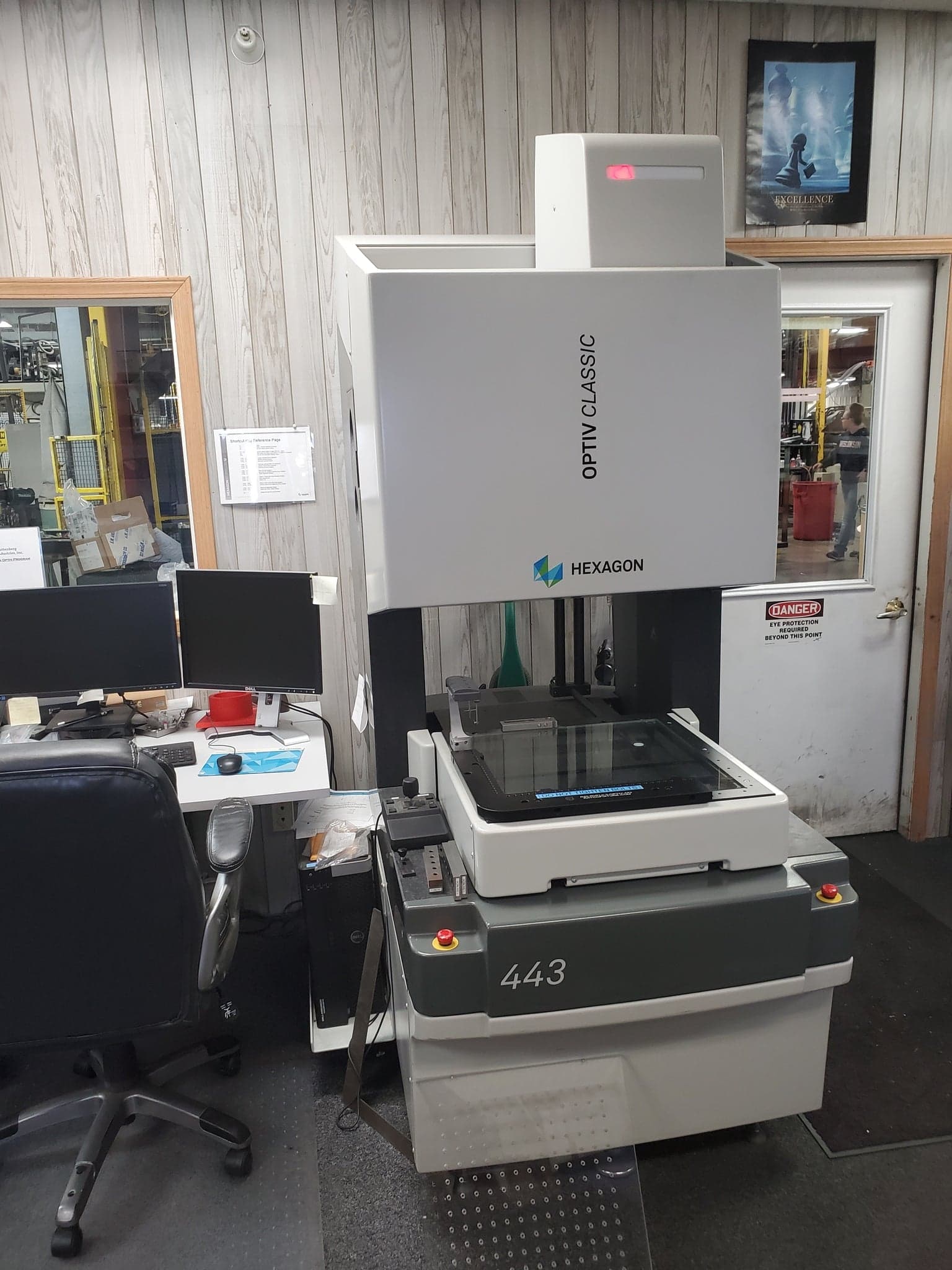 Hexagon Optiv 443 Classic CMM, 2016 - Cad With Autopath, Mounting Hardware, Under Power