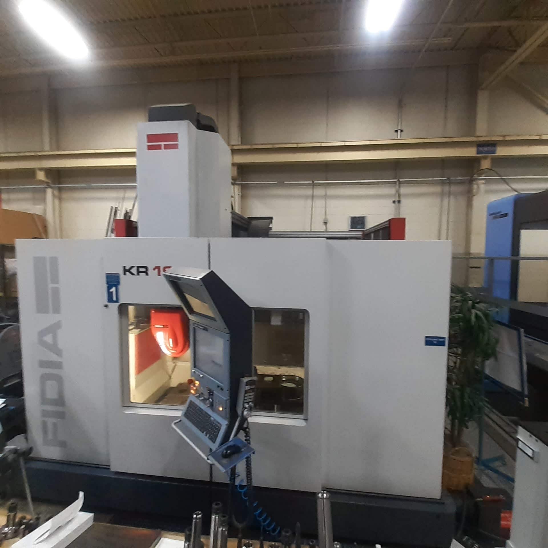 Fidia KR-199 VMC, 2016 - 5 Axis, 24,000RPM, HSK-63, High Pressure Coolant, TSC, Spindle Chiller - Image 2