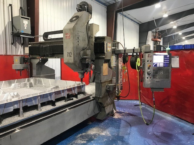 Haas GR-712 CNC Router, 2007 - 12" Risers, Coldfire, Under Power, Video - Image 2