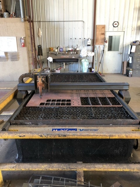 5' x 10' Multicam V-204-P CNC Plasma, 2015 - Hypertherm Powermax 125