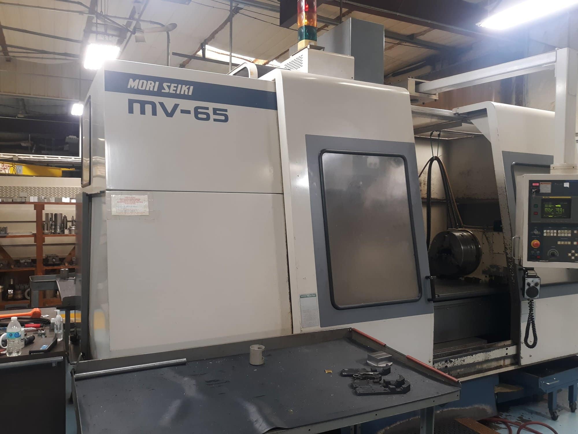 Mori Seiki MV65/50, 1999 - 4th Axis w/ Rotary Table, One Owner, Clean and Holding Tight Tolerances