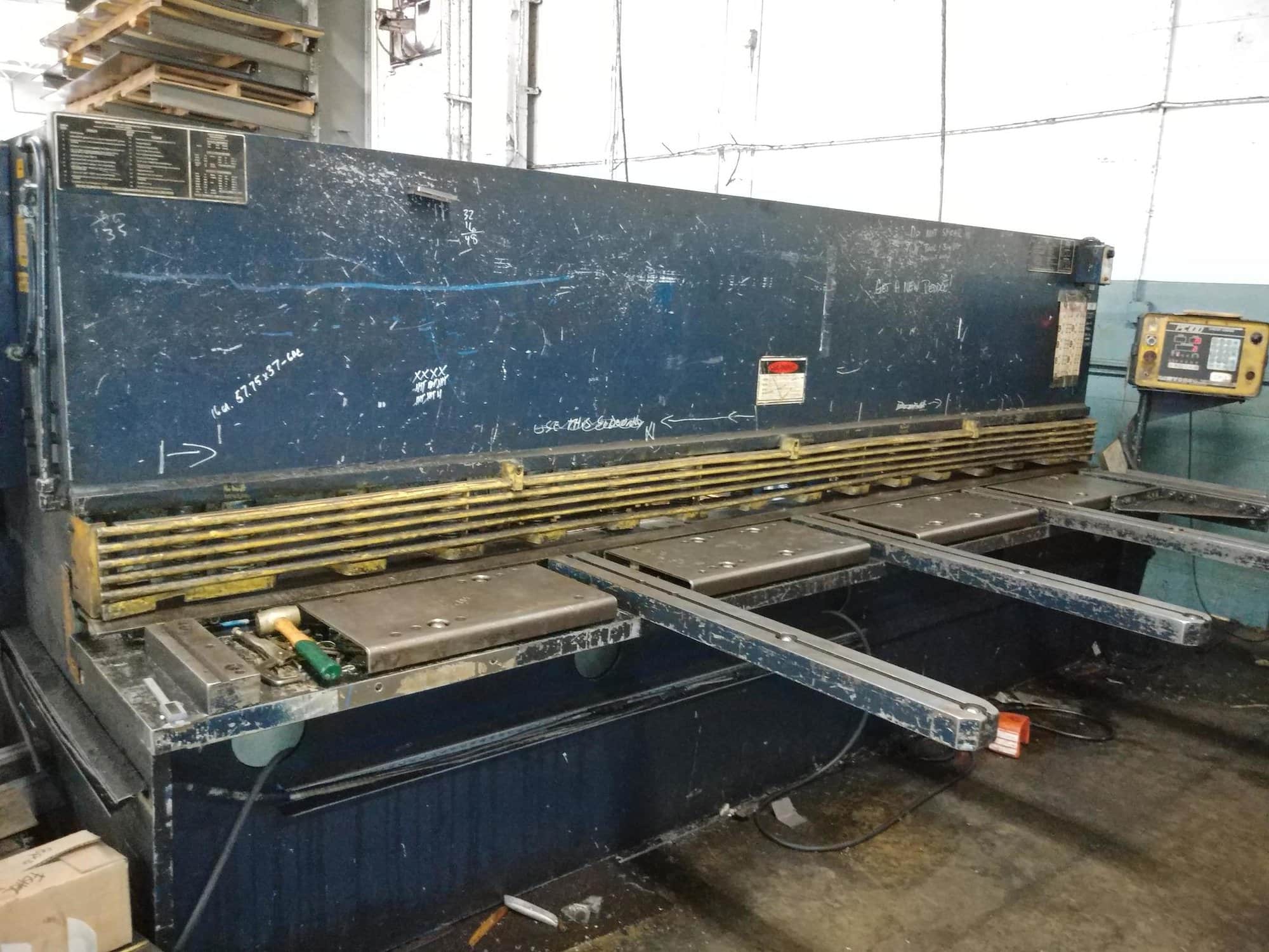 1/4" X 12' Wysong H-2512 CNC Shear,1999-Power Backguage