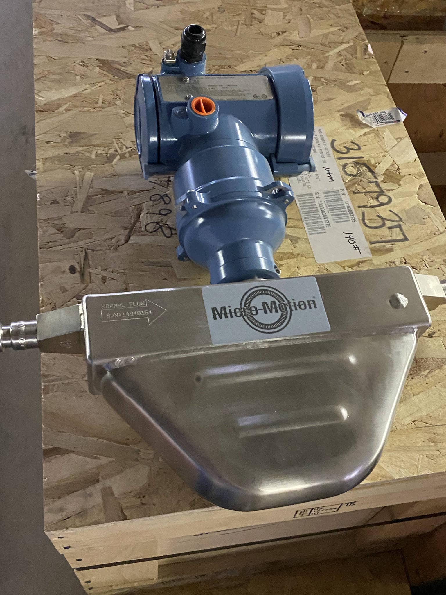 Micro Motion H-Series 1/2" Coriolis Meter & Flow Transmitter, 2019 - NEVER USED!