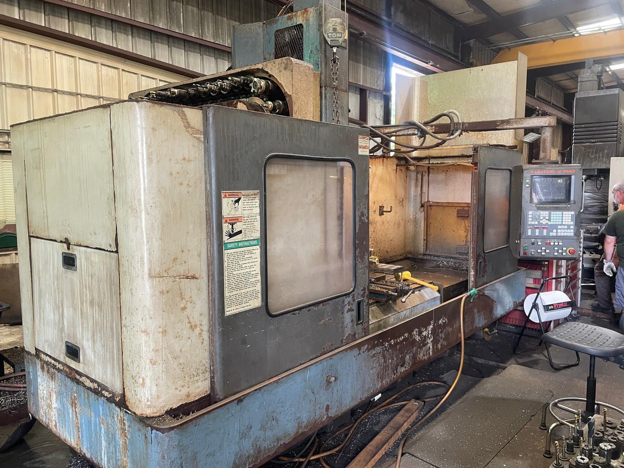 Mazak MTV655/60 VMC, 1997 - 4th Axis Rotary Table Included, Cat 50