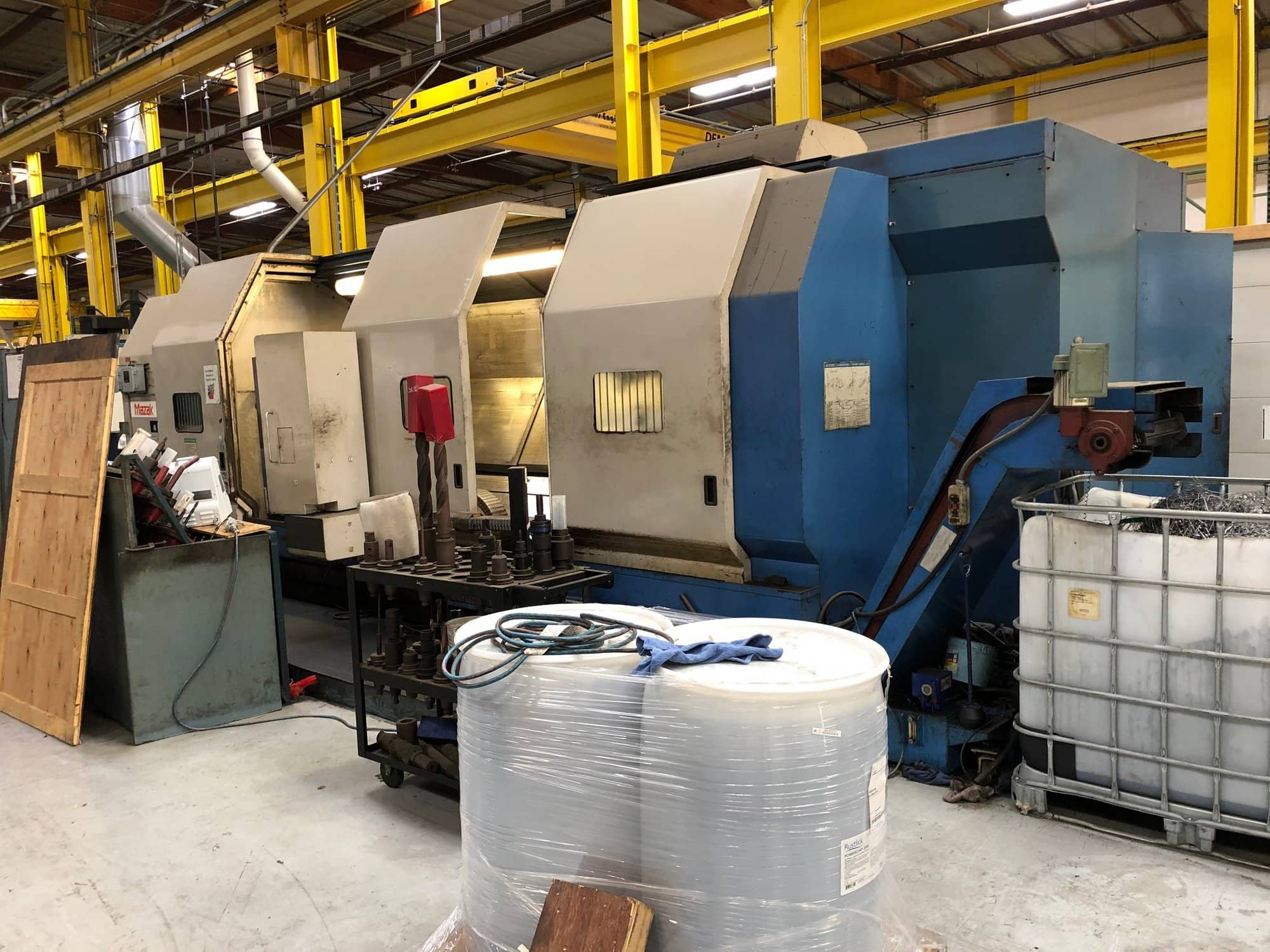 Mazak Integrex 70 INTE70Y-3000U CNC Multi Axis Lathe, 1995 - Mazatrol T Plus, Hyd Steady