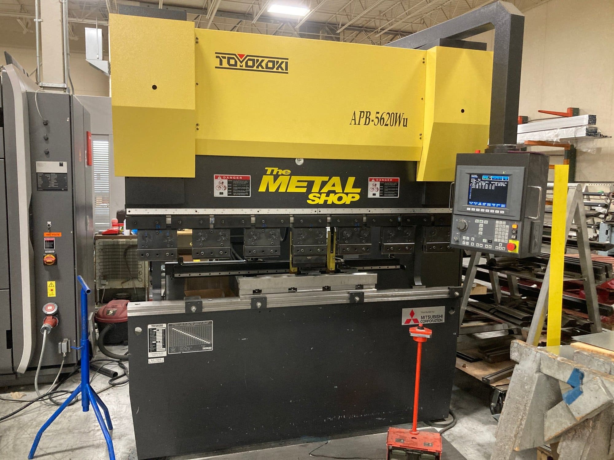 60 Ton x 6' Toyokoki/Amada APB-5620WU CNC Electric Press Brake, 2009