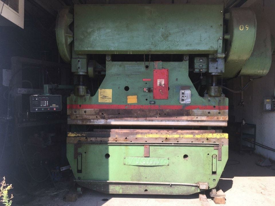 150 Ton x 8' Wysong 150-6 Press Brake- Backgauge