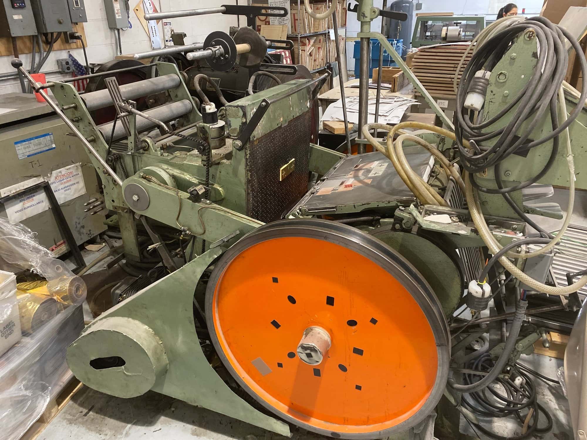 14"x 20" Kluge Die Cutter/Embosser/Foil Press- Reconditioned, New Controls