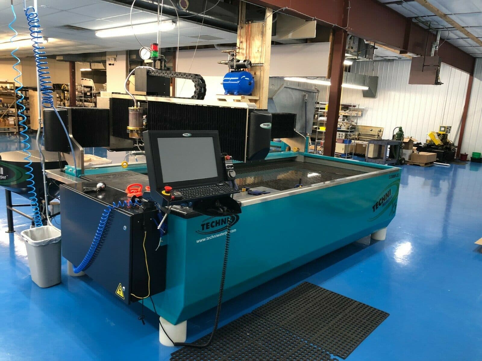 5' x 10' Techni TJ3000-X3 Waterjet, 2017 - 66,000 PSI