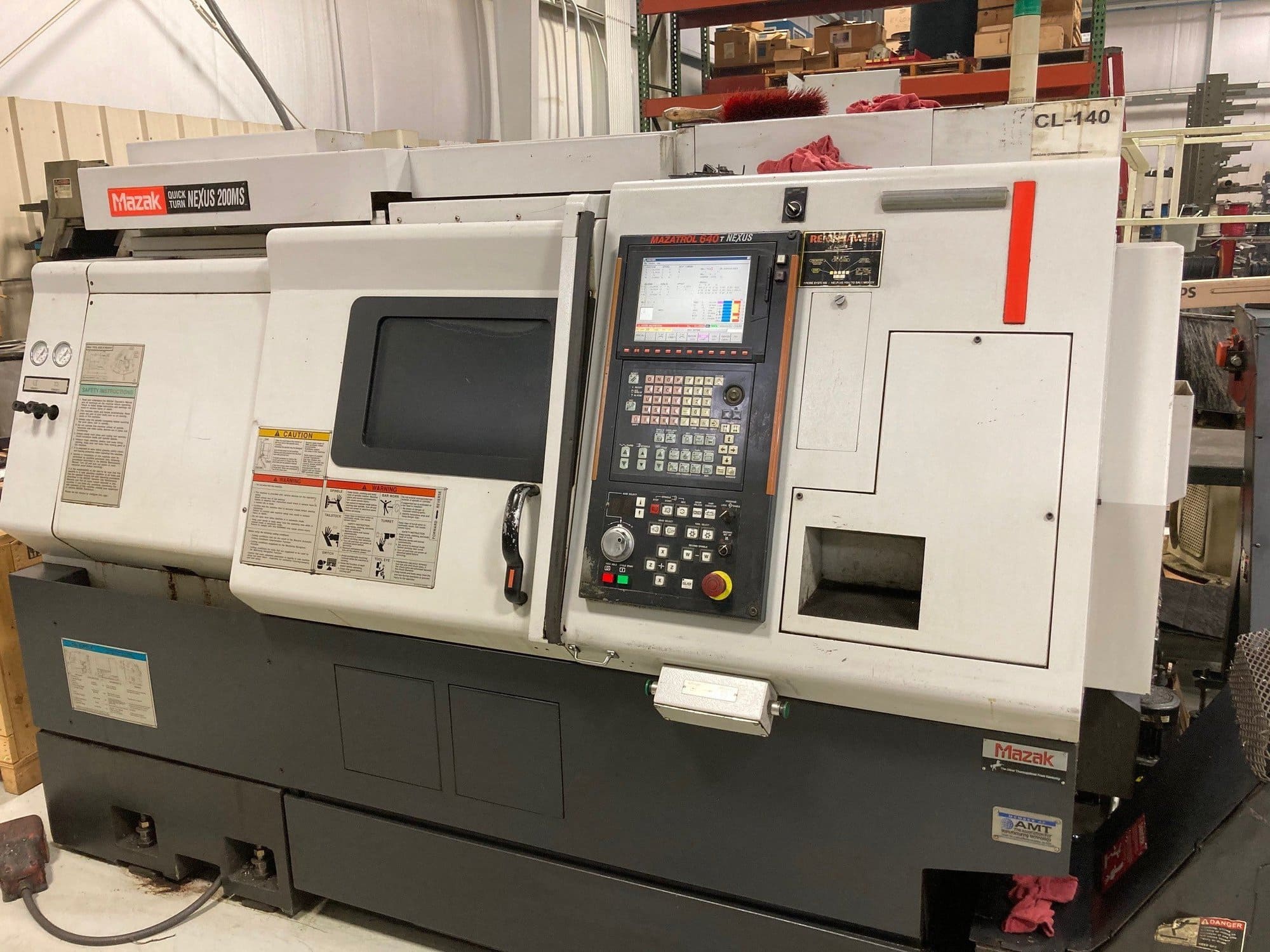 Mazak QTN-200MS, 2005 - Live Tool, Sub Spindle, Bar Feeder