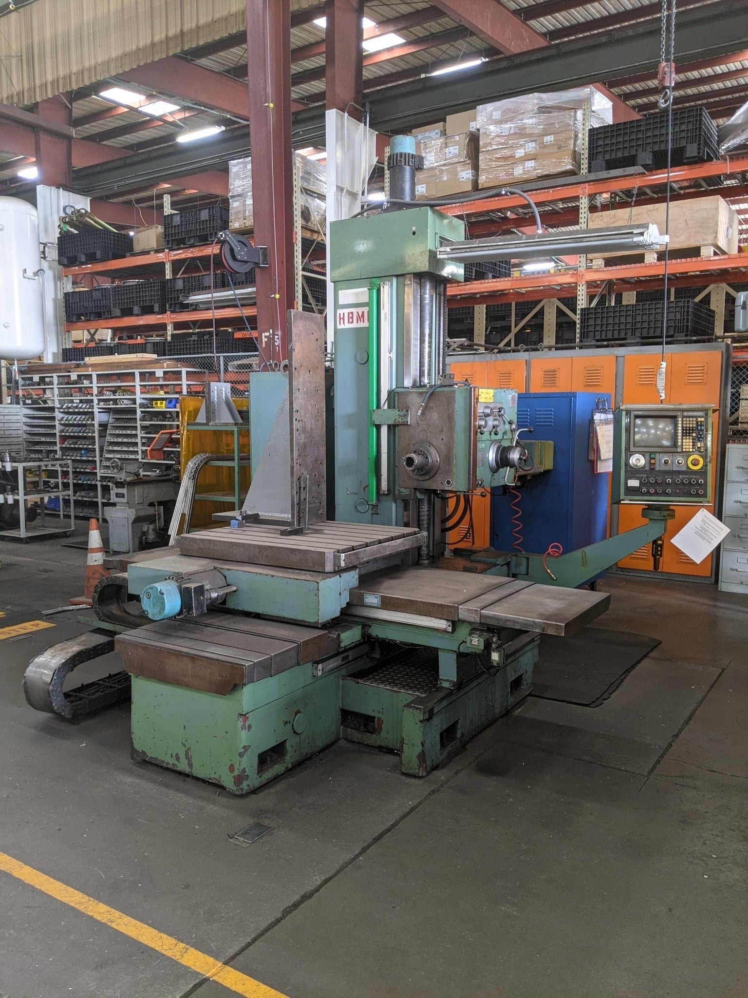 Wotan B75/105MNC NC Boring Mill, 1980s