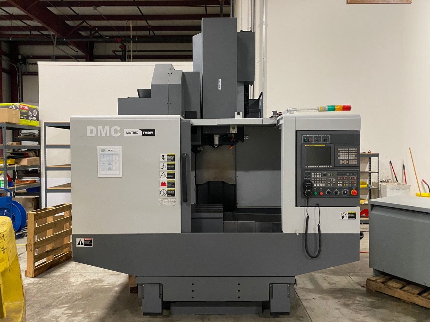DMC FM50V CNC Mill, 2010 - Demo Machine, Fanuc Control