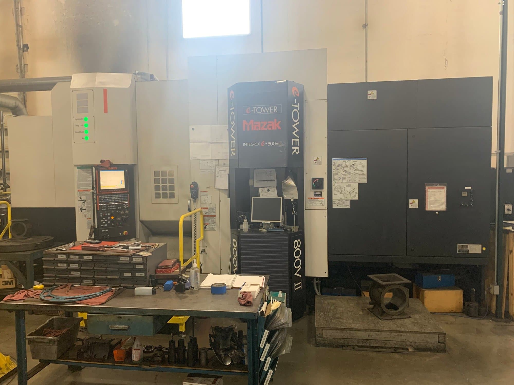 Mazak Integrex e-800V5-II CNC Universal Machining Center, 2006 - TSC, Dual Pallet, 120 ATC
