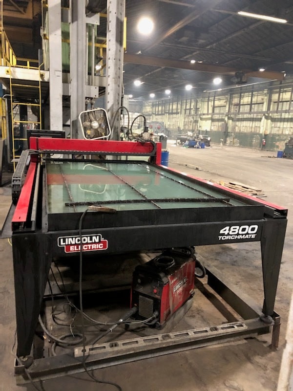 4' x 8' Lincoln Electric 4800 Torchmate Flexcut 80amp CNC Plasma Table, 2017 - Accumove 2 Control