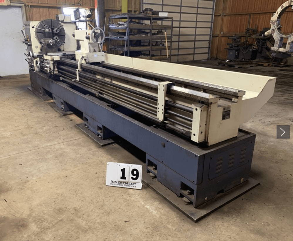 33" x 160" Summit Hollow Spindle Lathe, 2012 - Front/Rear Chucks, 9" Spindle Bore, Big lathe