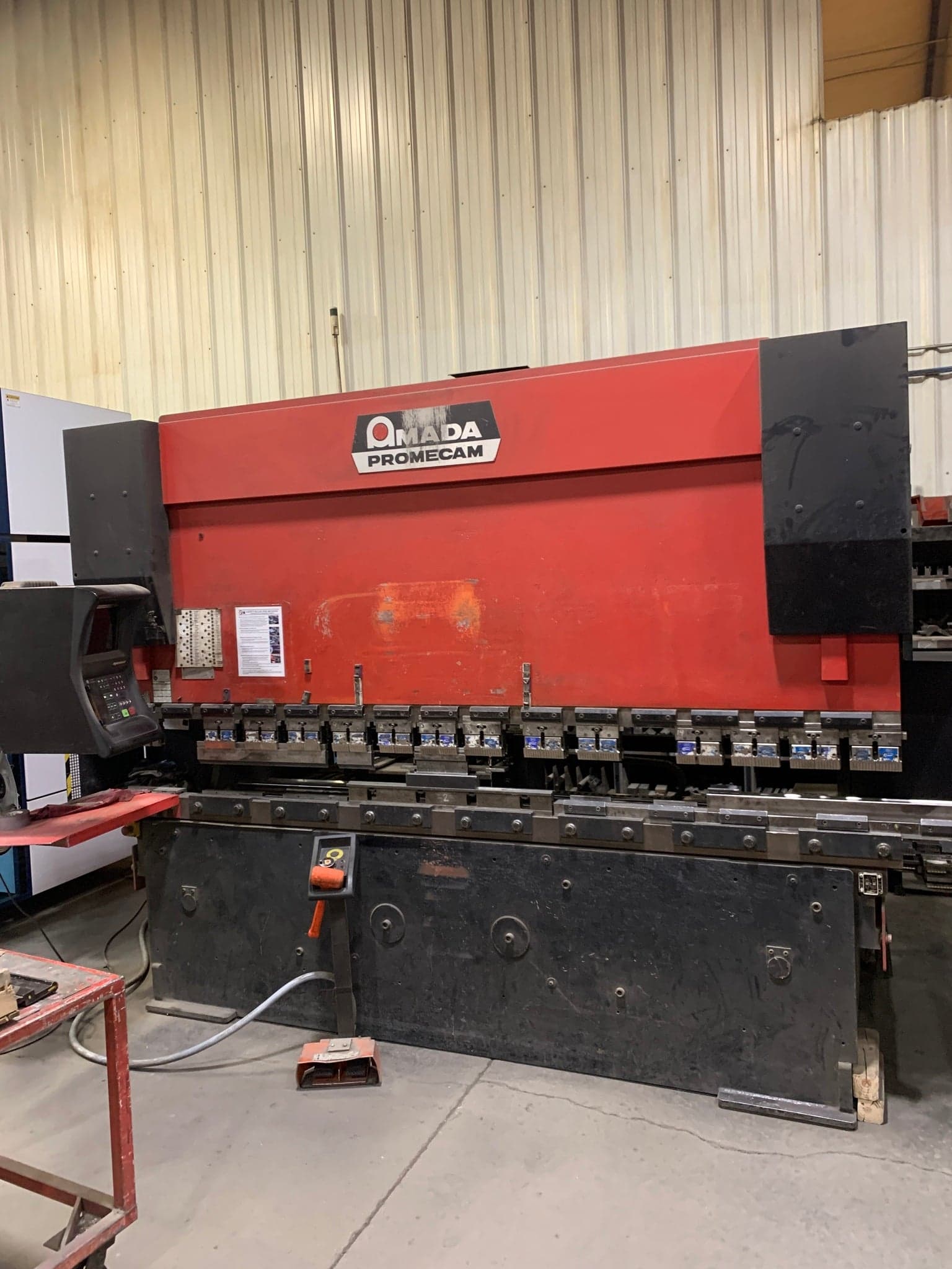 110 Ton X 10’ Amada HFB100-30 CNC Press Brake, 1998- 5-Axis Backgauge