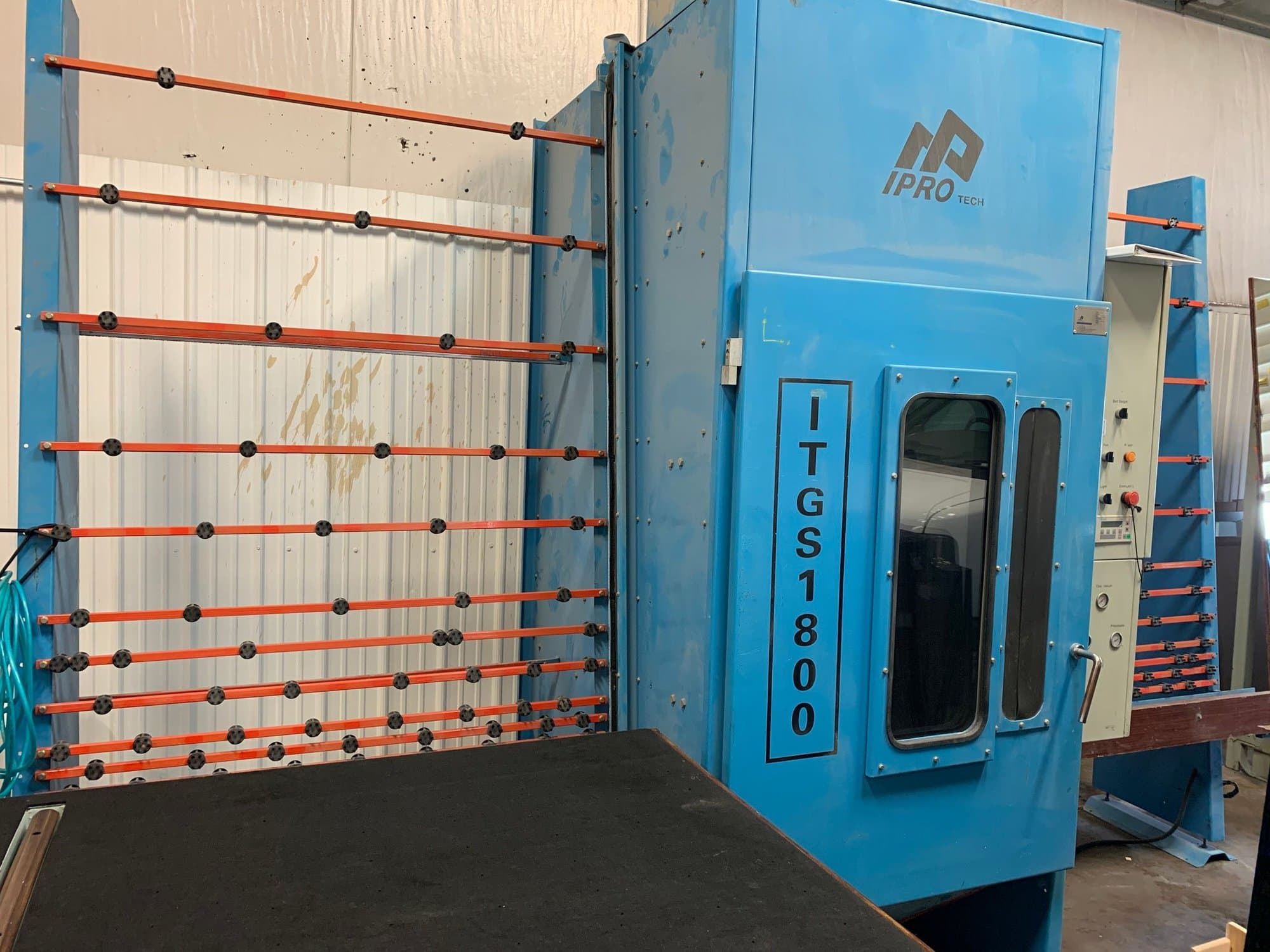 IPROTECH ITGS1800 Automatic Glass Sandblasting Machine, 2009 *PRICE REDUCTION* MAKE AN OFFER!!!!
