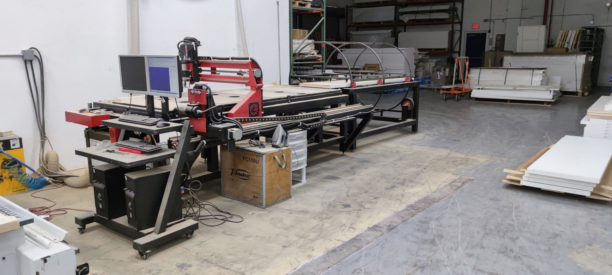 4' X 8' Vector 2513F CNC Router, 2021 - Brand New, With Vacuum Table