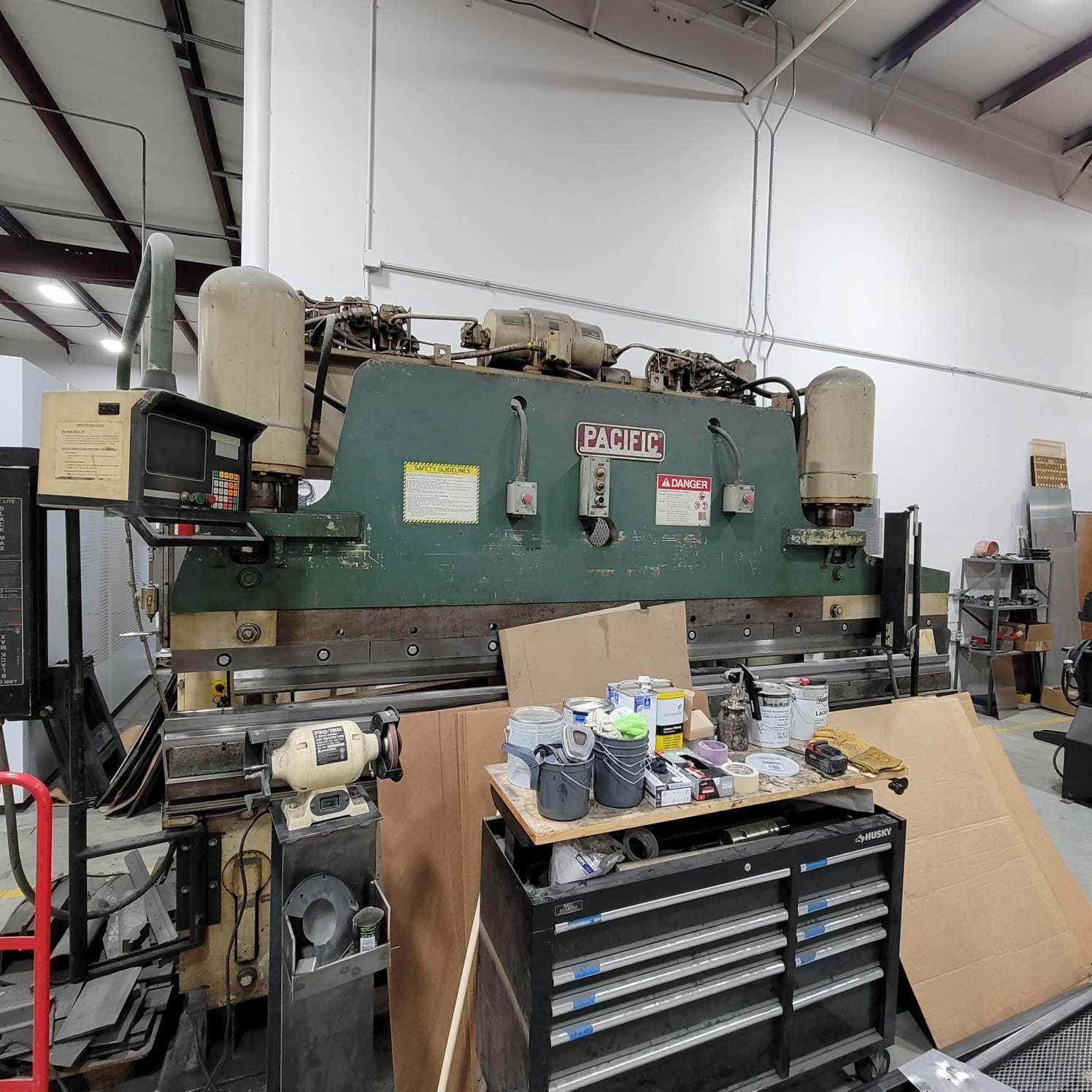 135 Ton x 12' Pacific K135-12 CNC Press Brake, 1973