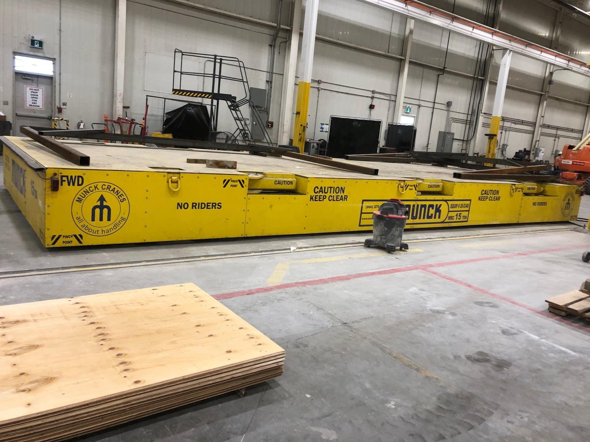35'x 13.5' 15 Ton Munck Transfer Cart 2020