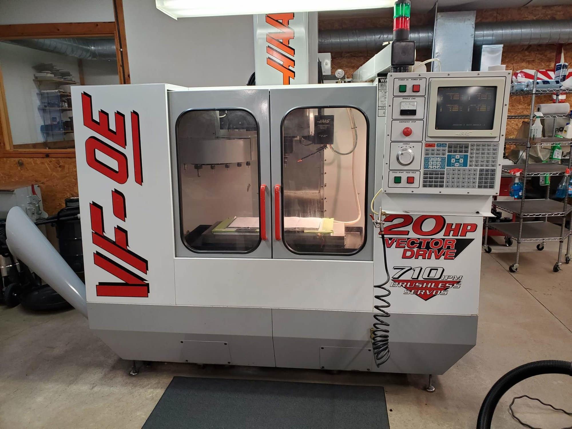 Haas VF-0E, 1997 - 4th Axis Ready