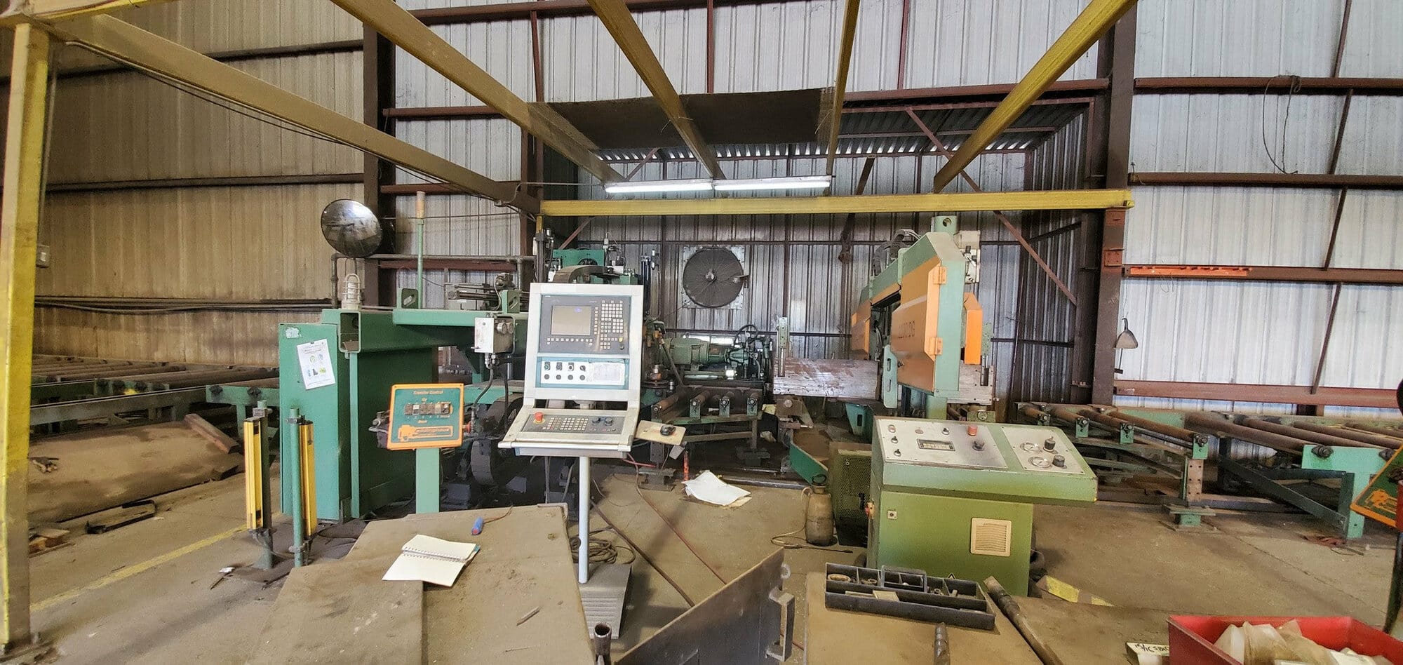 Peddinghaus PCD-B 1100 Beam Drilling System, 2007- 3 Spindles