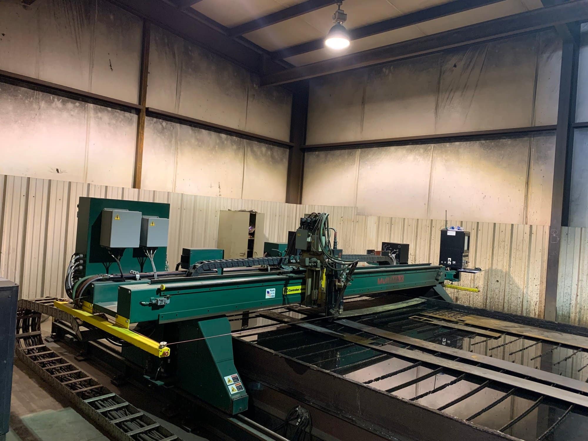 10' x 20' Controlled Automation Multimax CNC Plasma, 2008 - Hypertherm HPR260XD, WATER TABLE