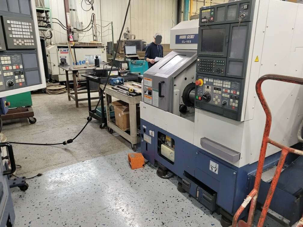 Mori Seiki CL-153 CNC Lathe, 1999 - Chip Conveyor