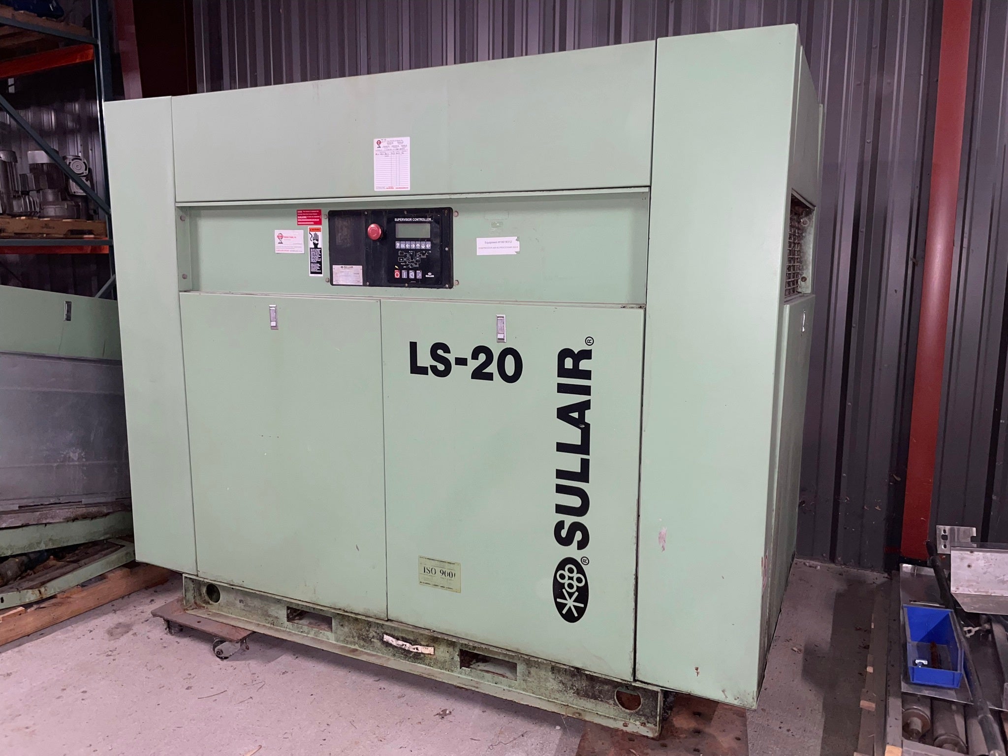Sullair LS-20-100H/A/SUL Air Cooled Compressor