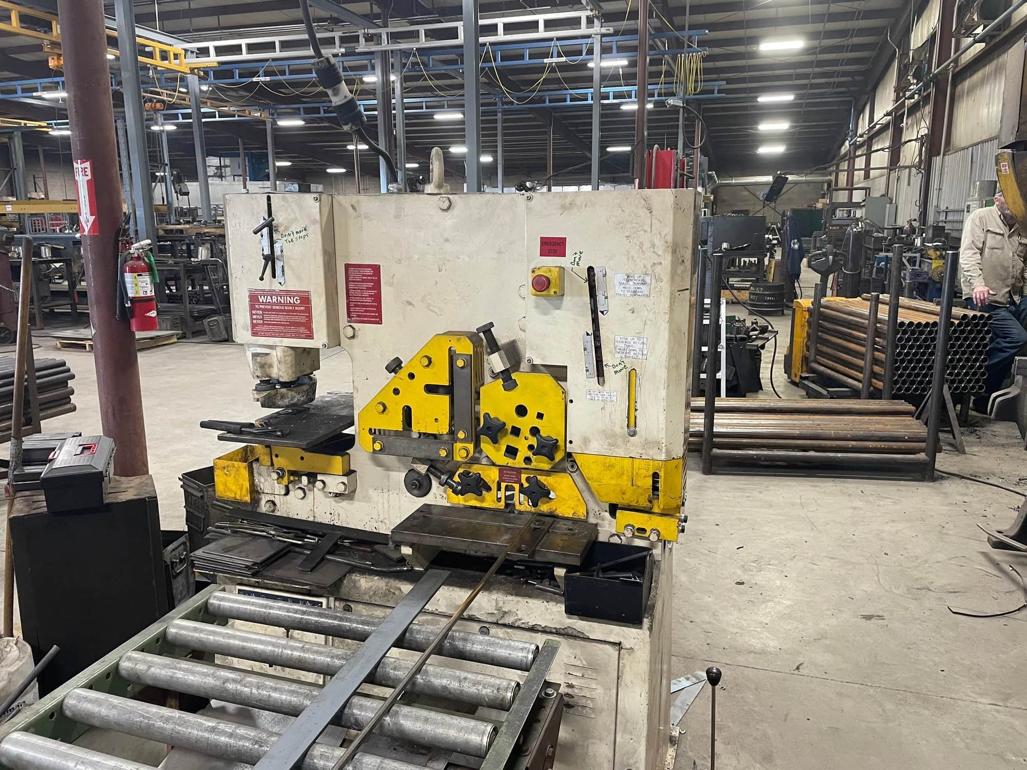 60 Ton Geka Hydracrop Ironworker, With Auto Shearing Gauge