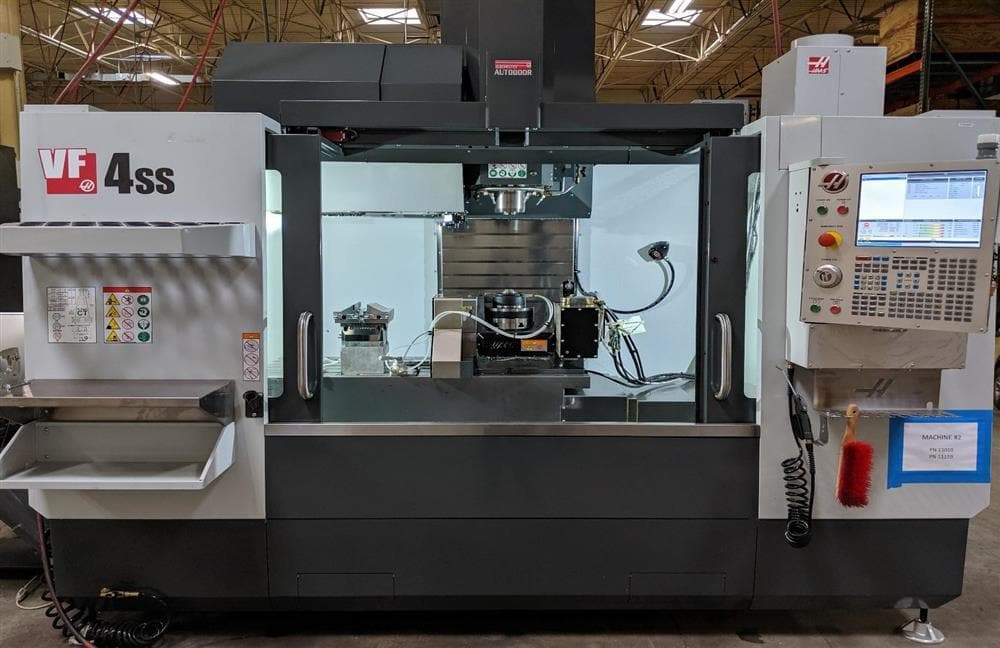 Haas VF-4SS 5 Axis VMC, 2018 - TR200Y, Under Power, Install Hours, WIPS - Image 7