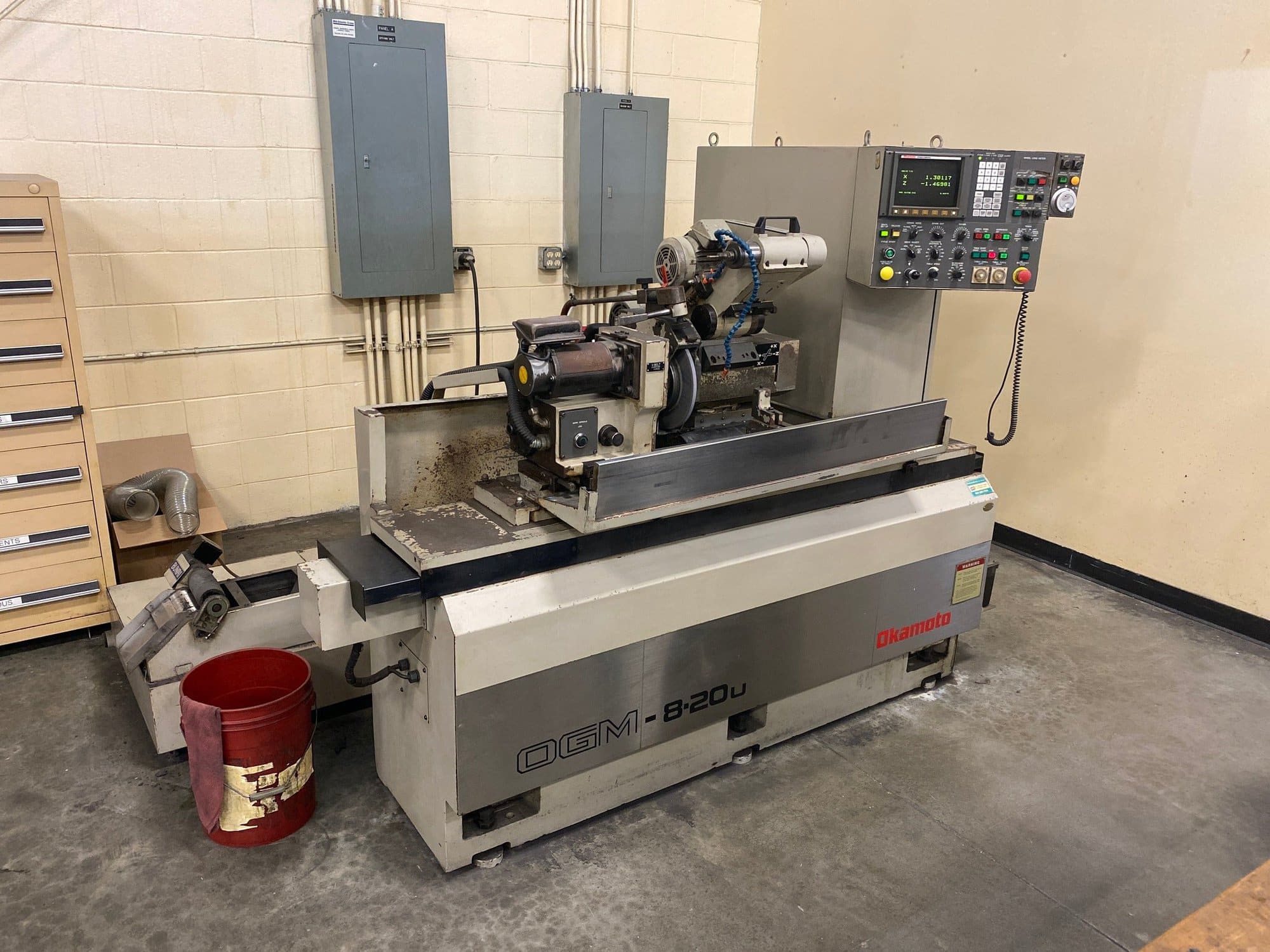 Okamoto OGM 8-20U OD/ID Cylindrical Grinder, 1993